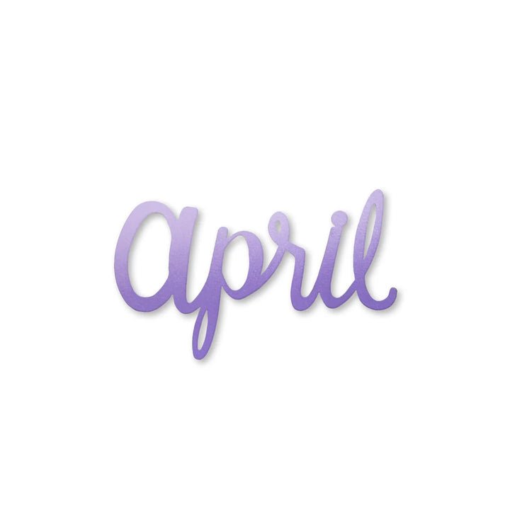 'April' Month Magnet by Roeda (LIVE BOX: Ships in 3 Weeks)