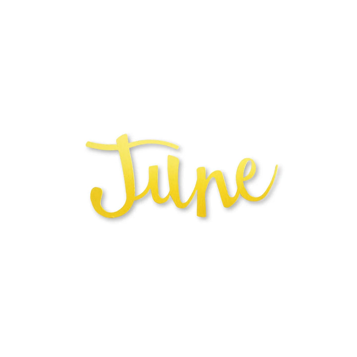 'June' Month Magnet by Roeda (LIVE BOX: Ships in 3 Weeks)