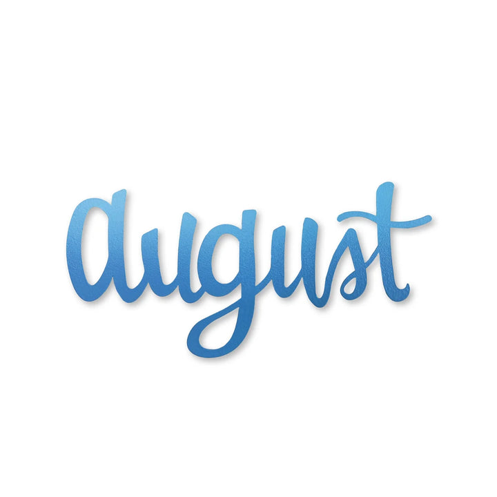 'August' Month Magnet by Roeda (LIVE BOX: Ships in 3 Weeks)