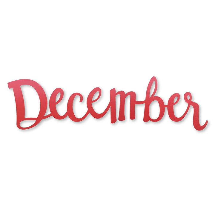 'December' Month Magnet by Roeda (LIVE BOX: Ships in 3 Weeks)