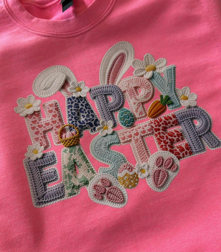by PrepO: Happy Easter Graphic Sweatshirt (Ships in 2-3 Weeks)