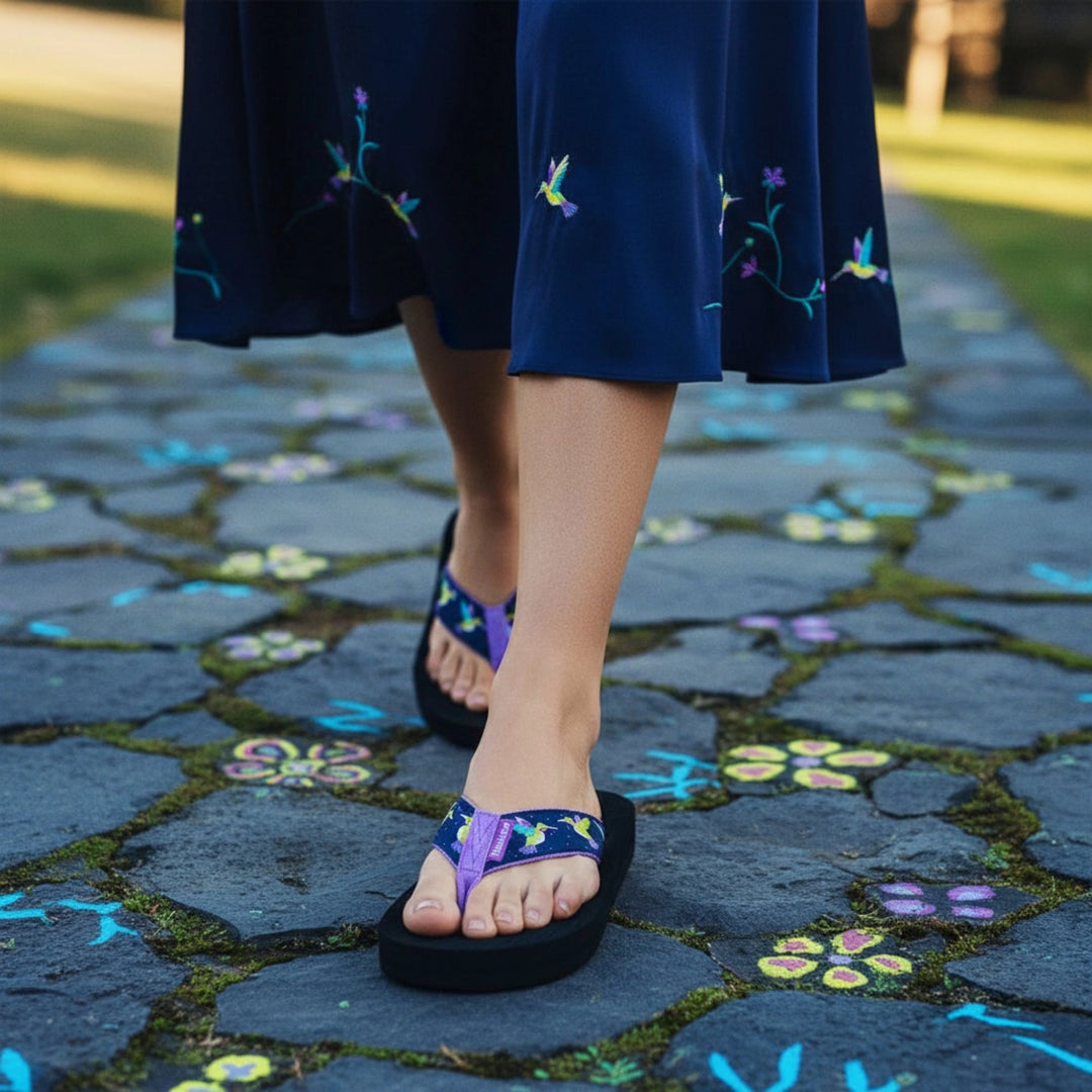 Hummingbirds Sandals by Tidewater