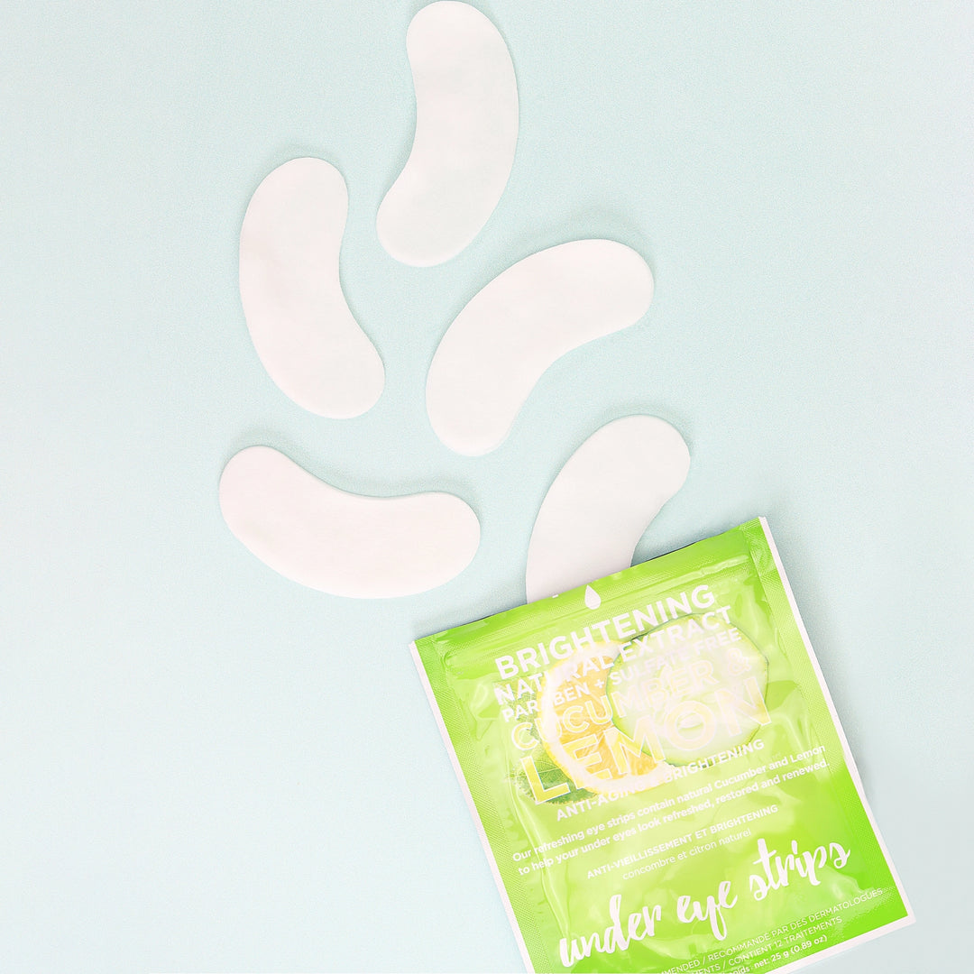 Cucumber + Lemon Brightening Under Eye Strips