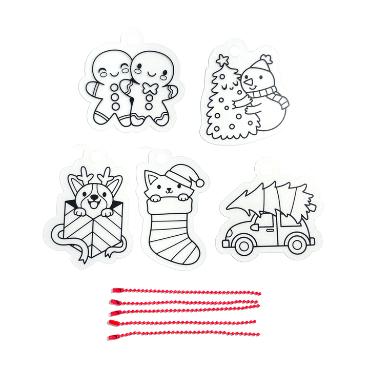 Mini Shrink-Its! DIY Shrink Art Kit - Holly Jolly