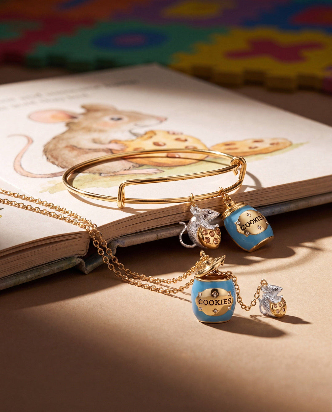 Cookie Jar Locket Necklace by Alex +  Ani (Ships in 2-3 Weeks)