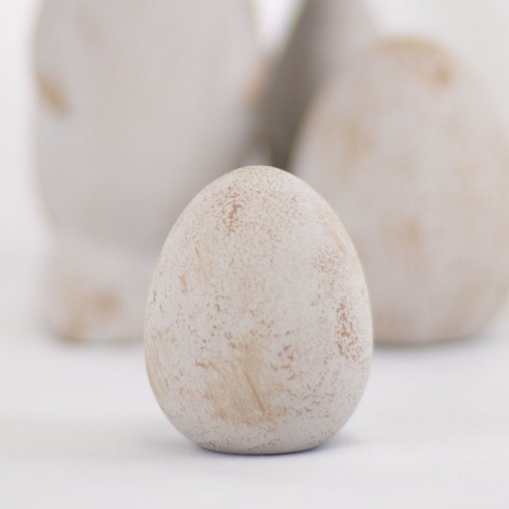 Gray Aubrey Egg Decor