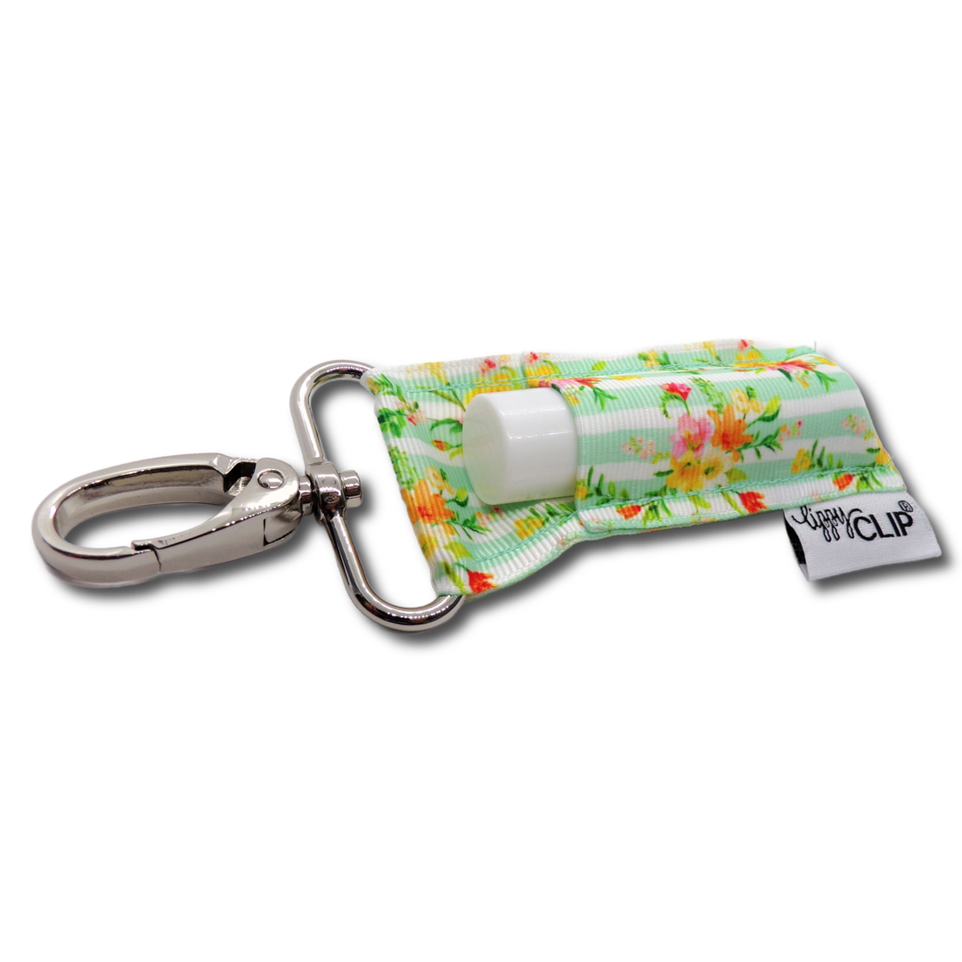 Tropical Flowers LippyClip® Lip Balm Holder (PREORDER: Ships in 2-3 Weeks)