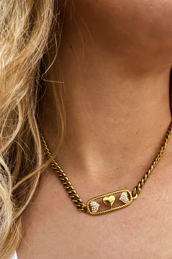 Heart to Heart Necklace by Blakeley