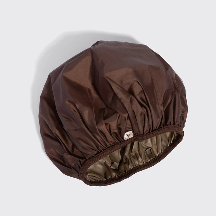 Kitsch Shower Cap Set - Terracotta & Brown