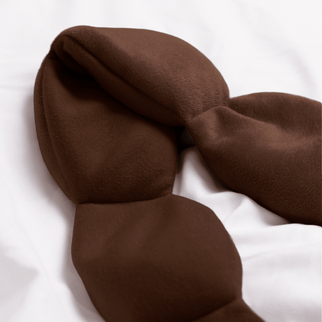 Weighted Sleep Mask - Espresso by nodpod