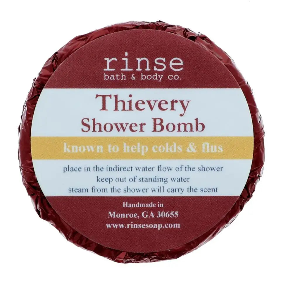 Essential Oil Shower Bomb - Multiple Scents Available by Rinse