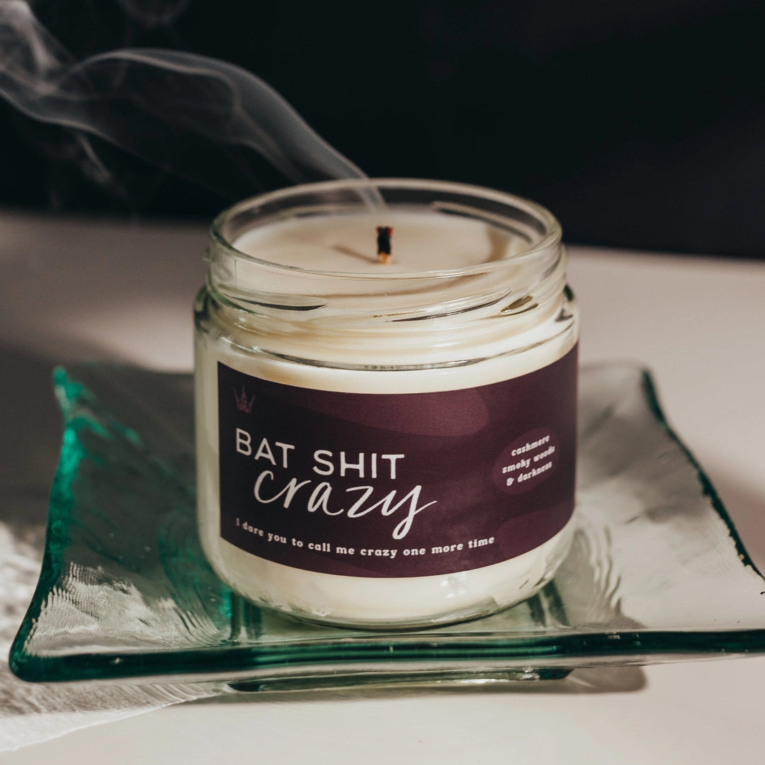 Bat Shit Crazy Candle by Evil Queen