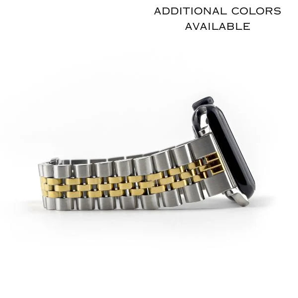 Quinn Apple Watch Band - Gold/Silver By Erimish (Ships in 2-3 Weeks)