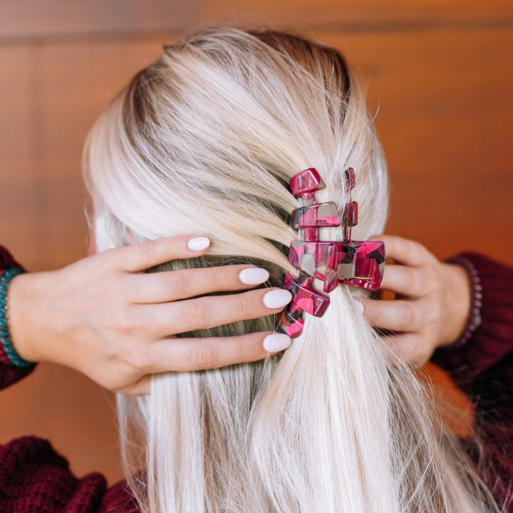 Medium Teleties Claw Clip - Garden Glam