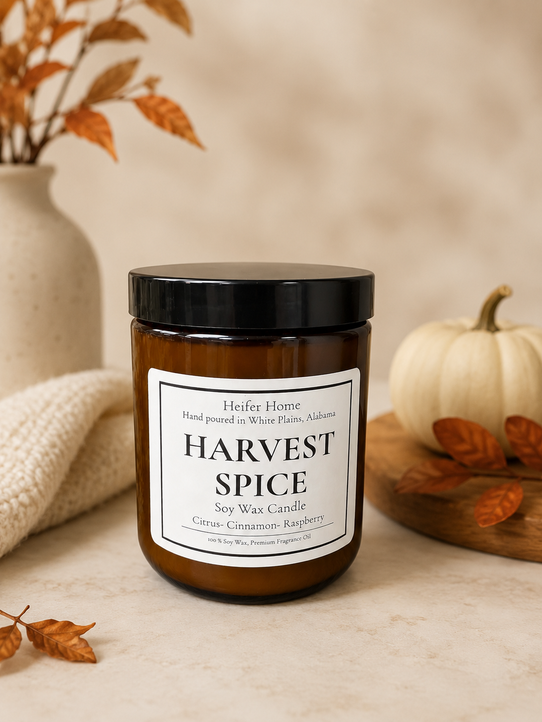FALL Soy Wax Candle by Heifer Please - Autumn Ridge
