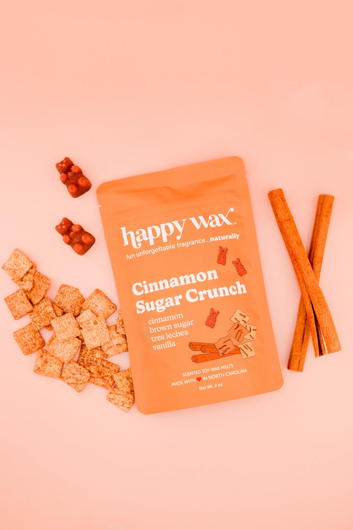 Cinnamon Sugar Crunch Happy Wax Soy Melts 2 Oz Bag