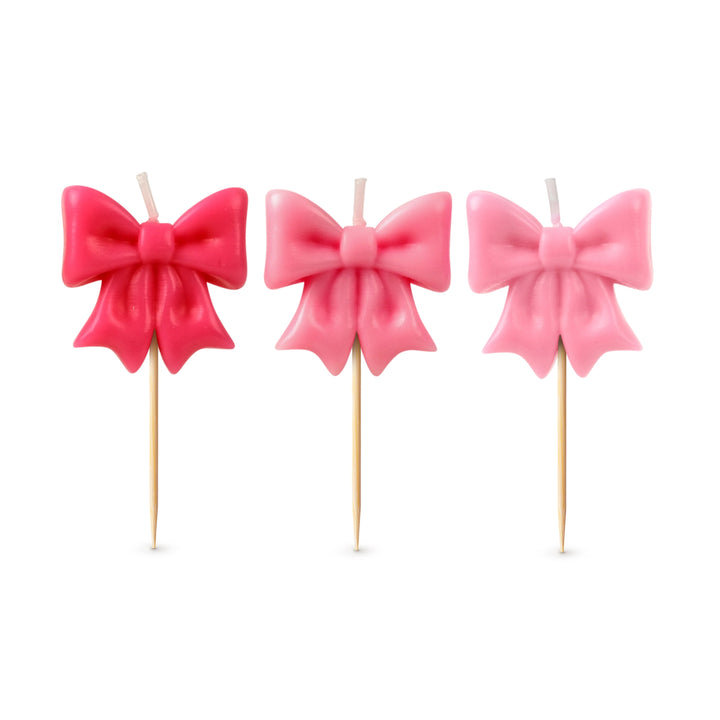 Wrap Party Bow Cake Candles