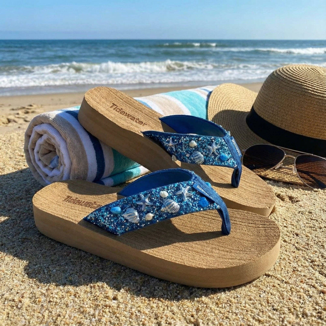 A Walk on the Beach Sandals  by Tidewater