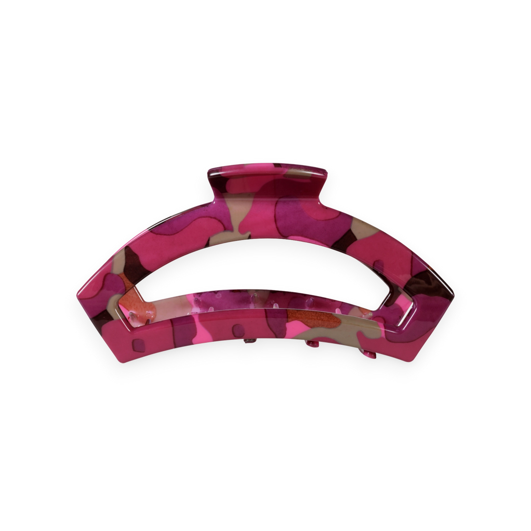 Small Teleties Open Claw Clip - Garden Glam