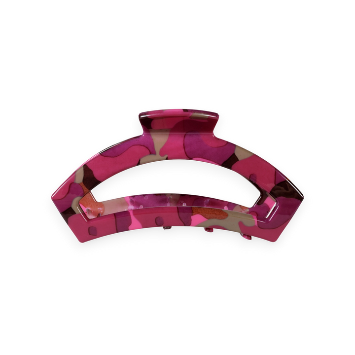 Small Teleties Open Claw Clip - Garden Glam