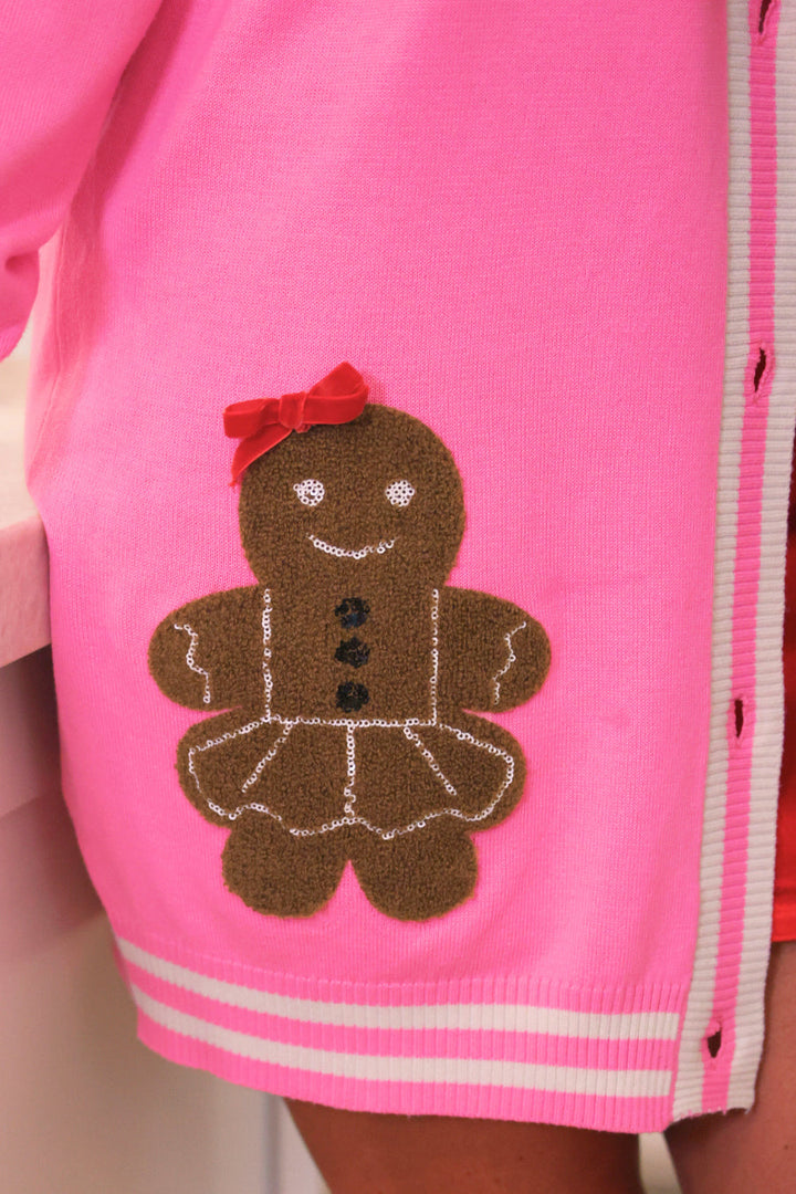Ginny The Gingerbread Girl Long Cardigan by Jess Lea (PREORDER: Ships in October)