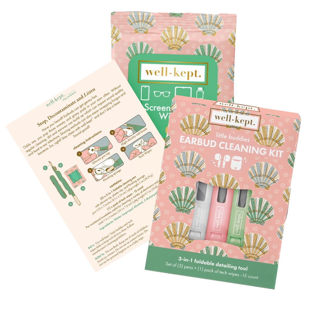 Little Buddies Earbud Cleaning Kit - Harbour Island by Well-Kept