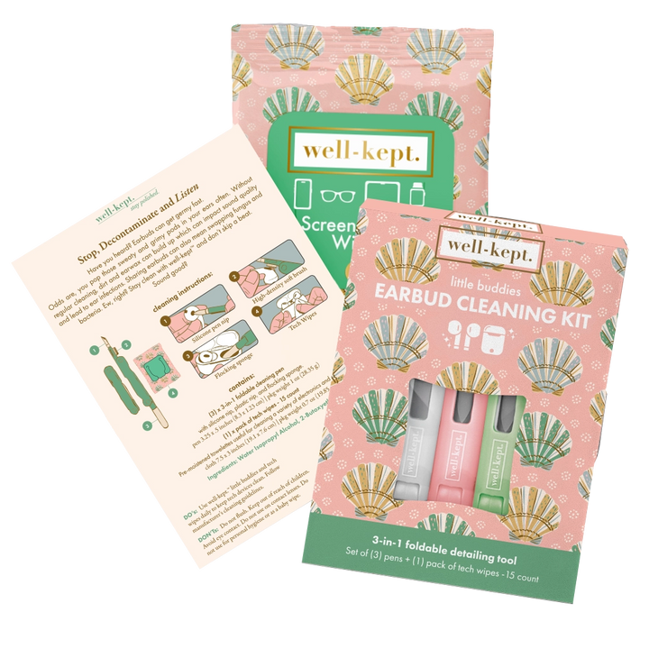 Little Buddies Earbud Cleaning Kit - Harbour Island by Well-Kept