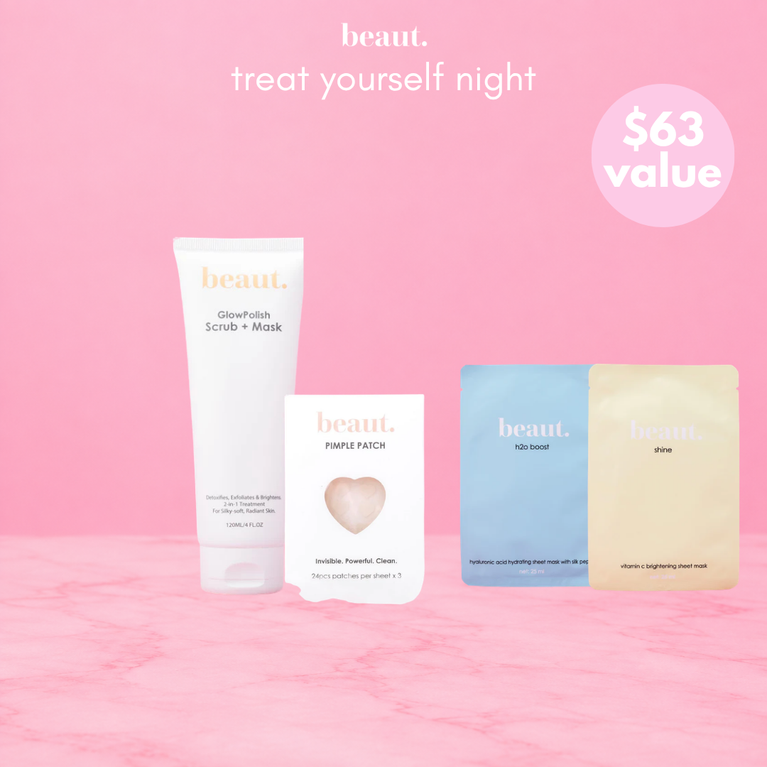 treat yourself night bundle by beaut.beautyco (SEPT ARRAY: Ships in 2-3 Weeks)