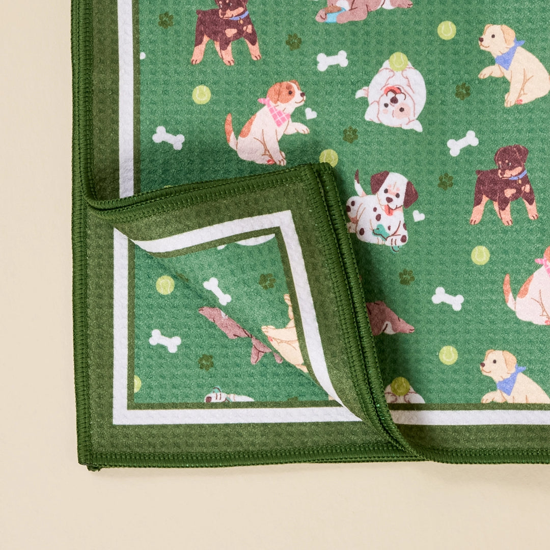Dog Days Tea Towel by The Darling Effect