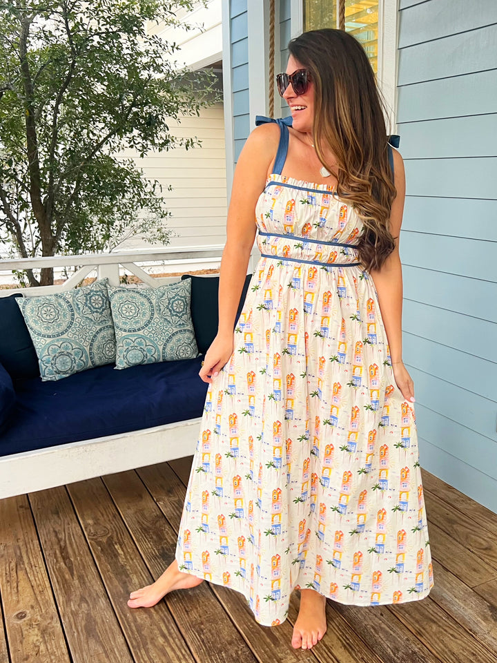 Coastal Cottage Midi Dress from Davi & Dani
