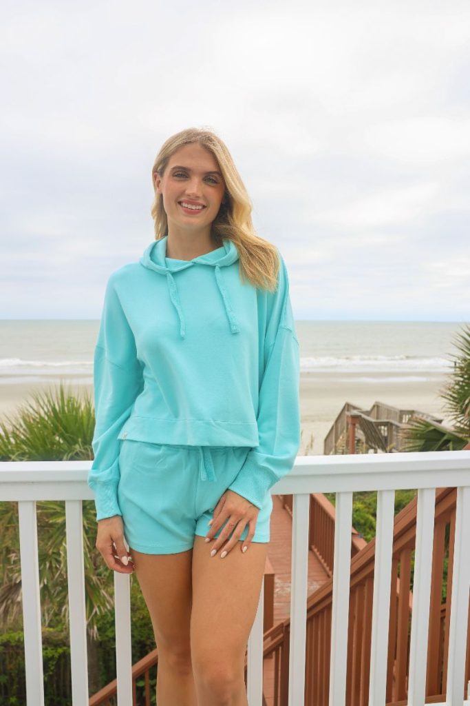 Sea Solid Shorts by Simply Southern