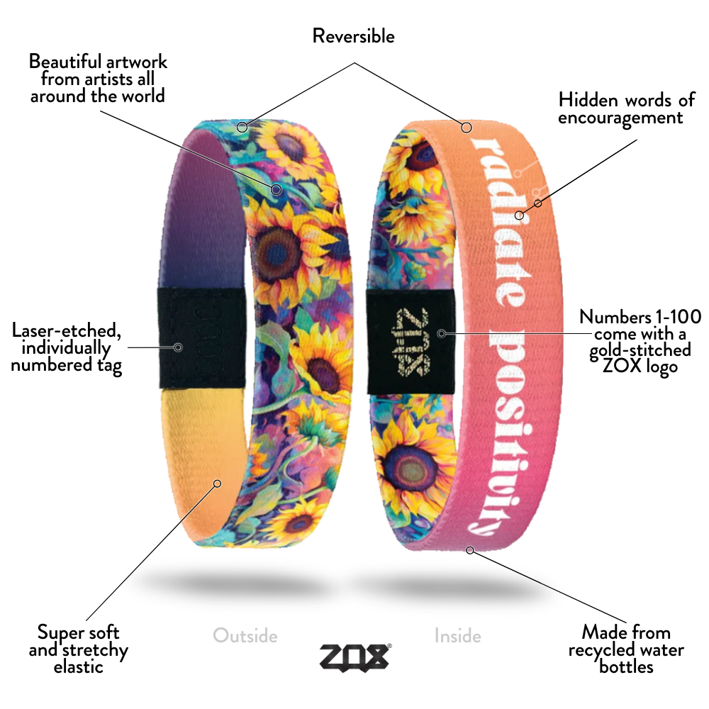 Radiate Positivity Interactive Bracelet by ZOX