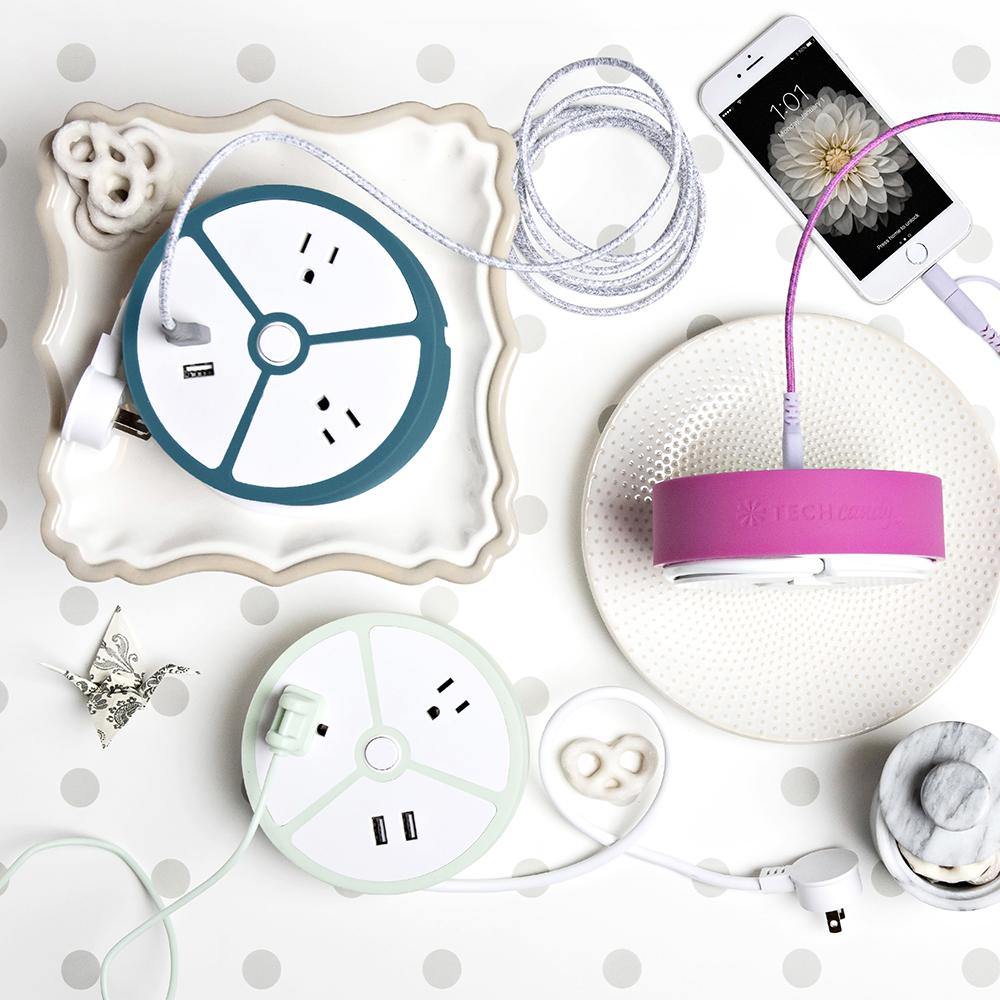 Power House Outlet + Usb Charging Station - Navy