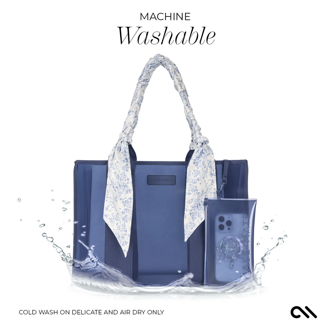 Jelly Tote & Phone Pouch - Something Navy Twilly Scarf by Case-Mate