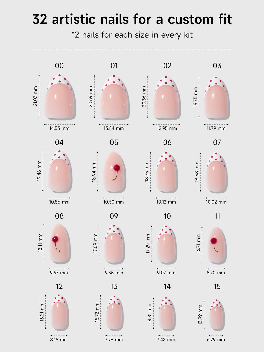 Cherry Pie Press-On Nails by Celebritips
