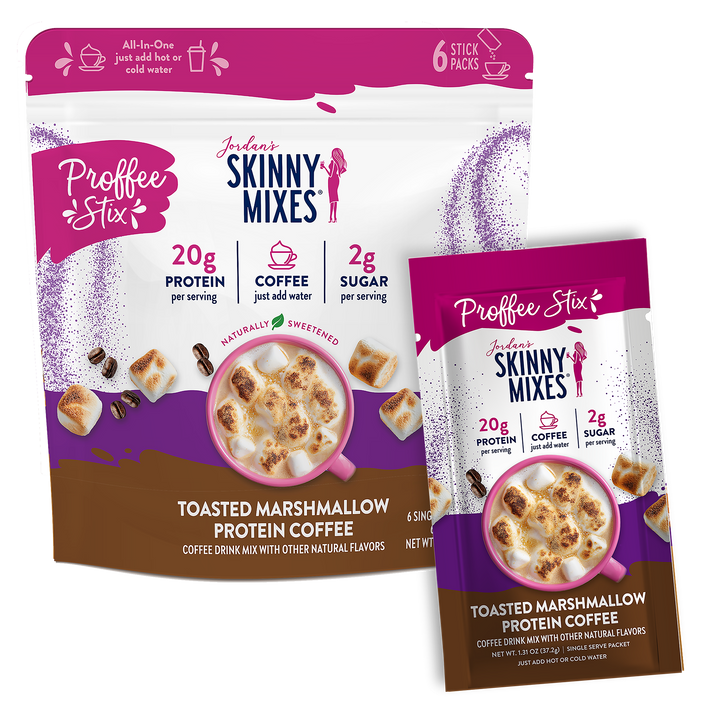 Proffee Stix Protein-Coffee Drink Mix 6 ct - Toasted Marshmallow