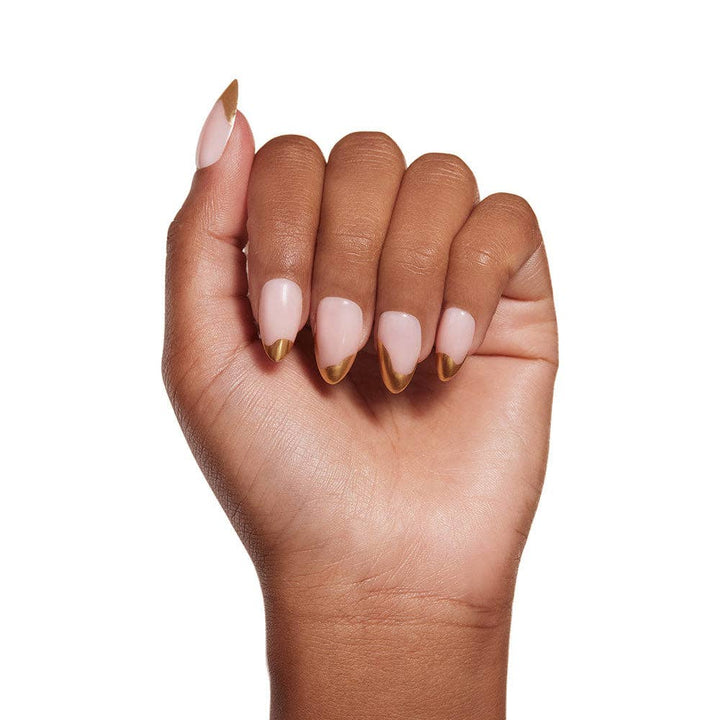 Golden Touch Short Almond Press-On Nails by Glamnetic