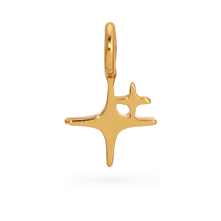 Charm Garden Gold Sparkle Charm by Lucky Feather