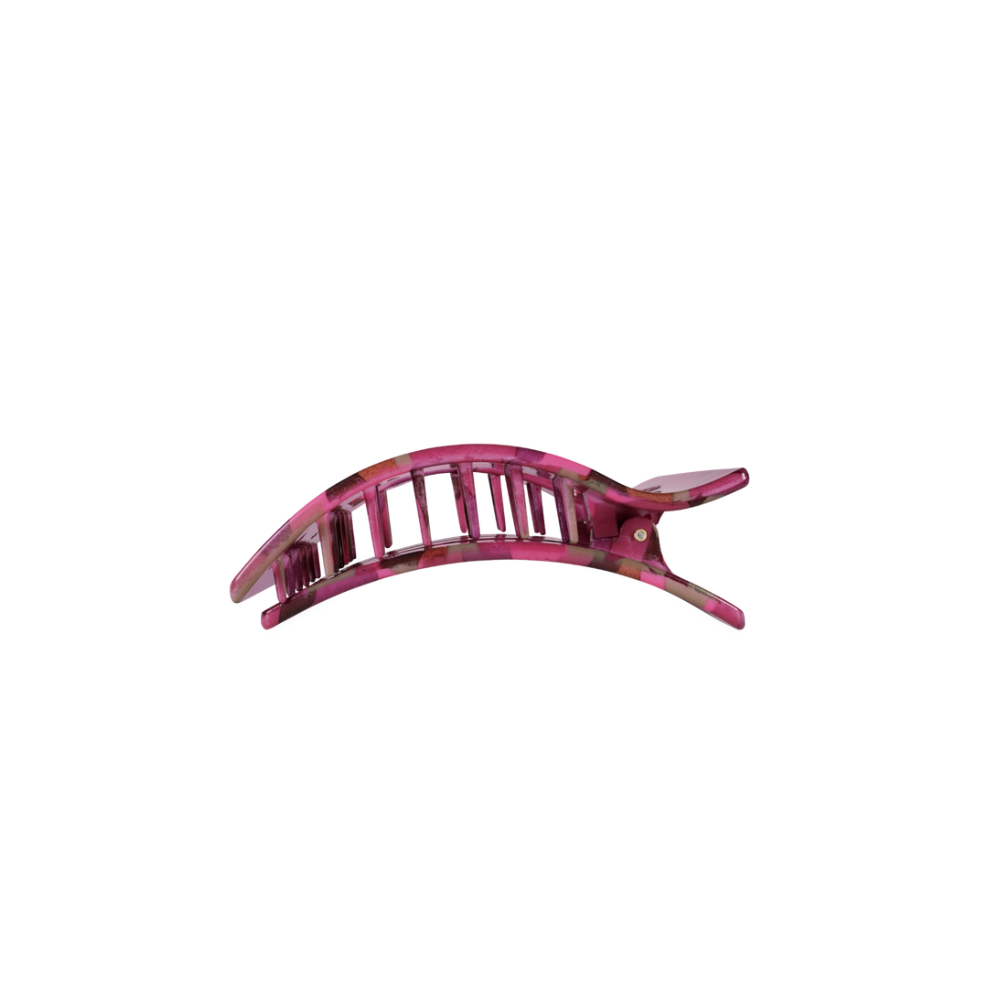 Small Teleties Flat Rectangle Clip - Garden Glam