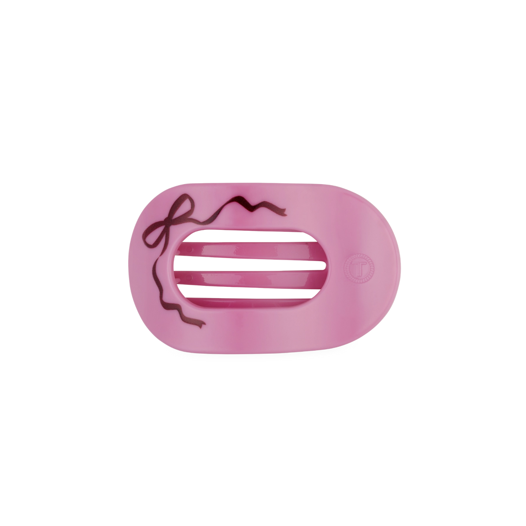 Small Teleties Flat Oval Clip - Just Add a Bow