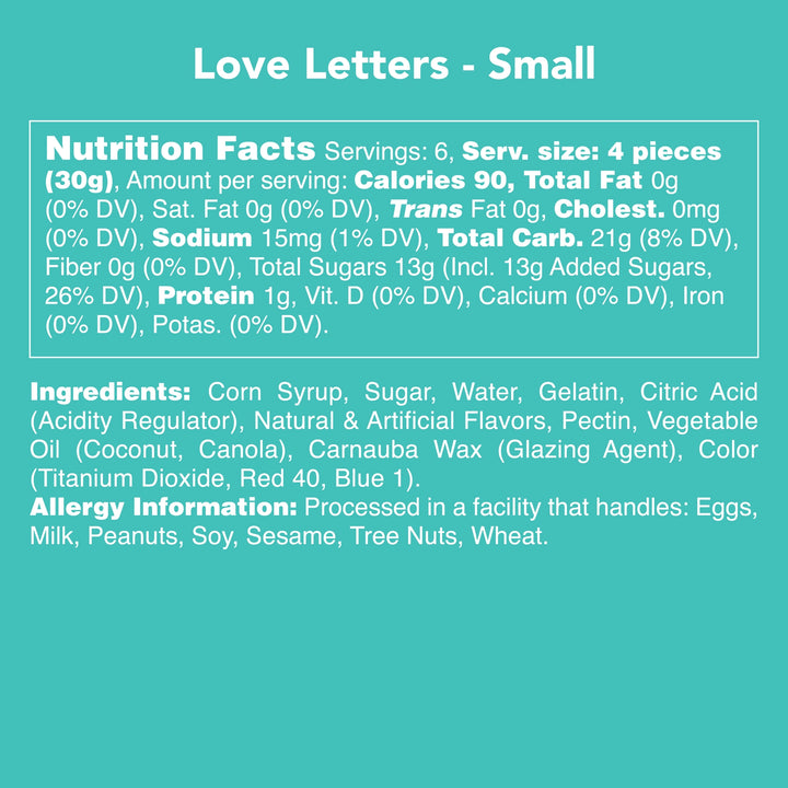 Love Letters Gummies by Candy Club