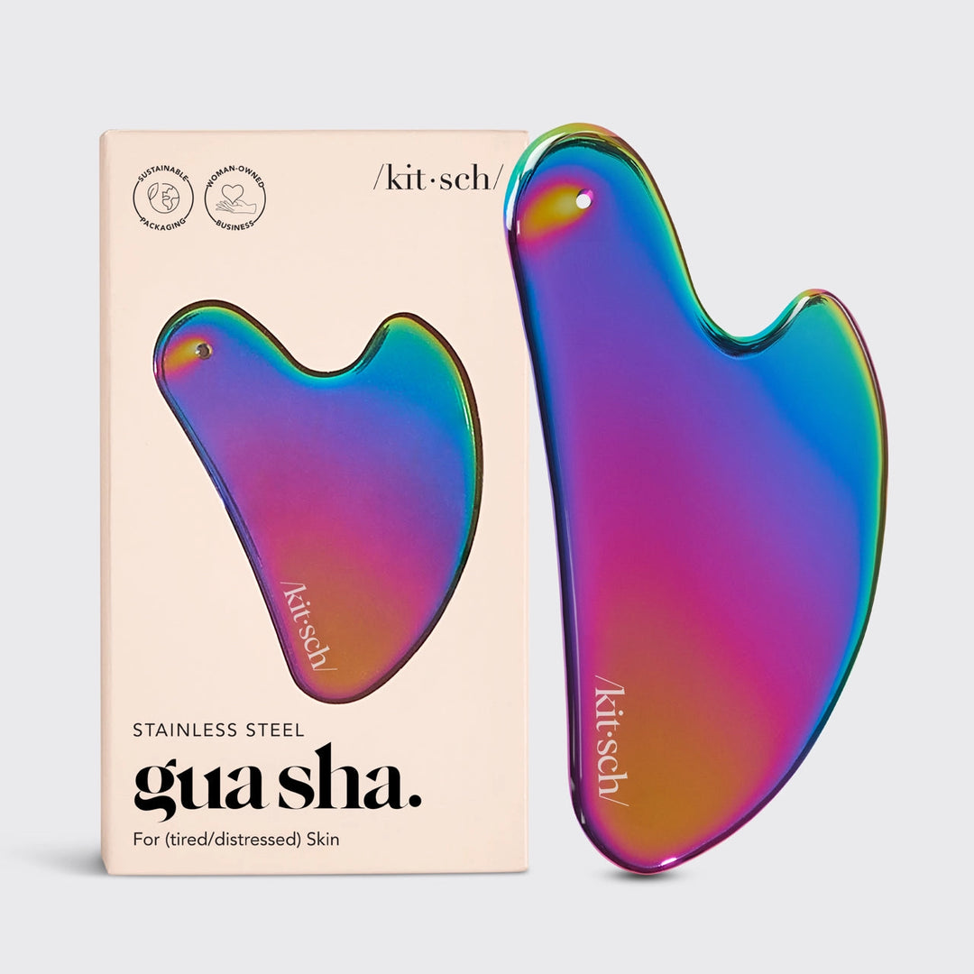 Iridescent Stainless Steel Gua Sha