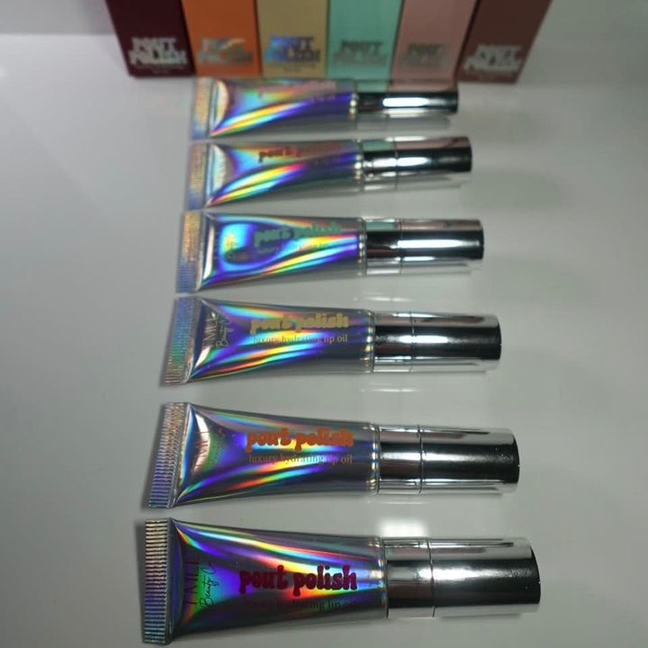 Pout Polish Luxury Hydrating Lip Oil by TMLL Beauty Co. (PREORDER: Ships in 2-3 Weeks)