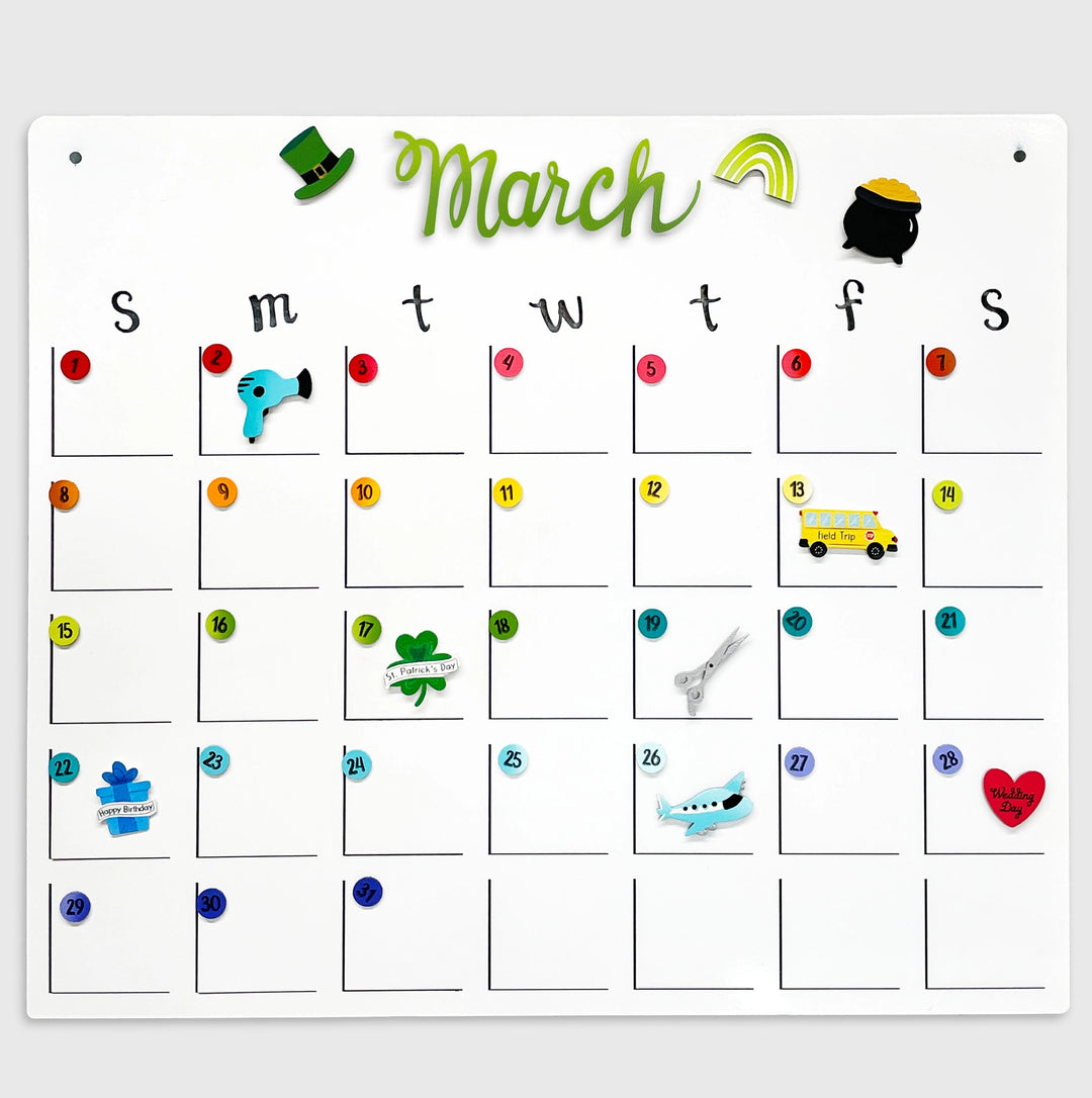 St. Patrick's Day Set of 3 Magnets by Roeda