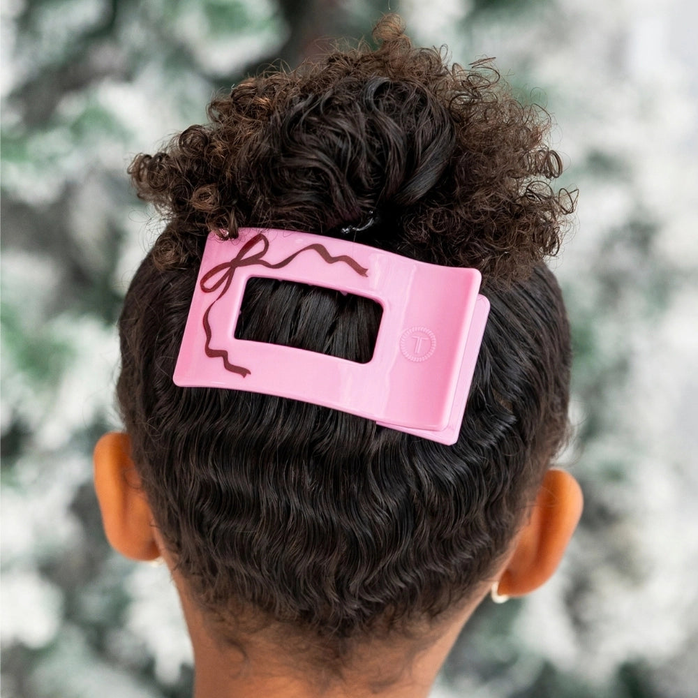 Small Teleties Flat Rectangle Clip - Just Add a Bow