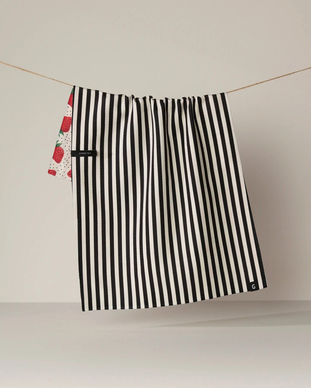 Strawberry Lane Luxe Kitchen Towel by Geometry