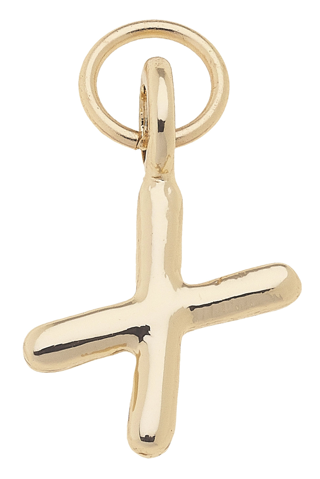 Mini Initial Charm in Shiny Gold By Canvas