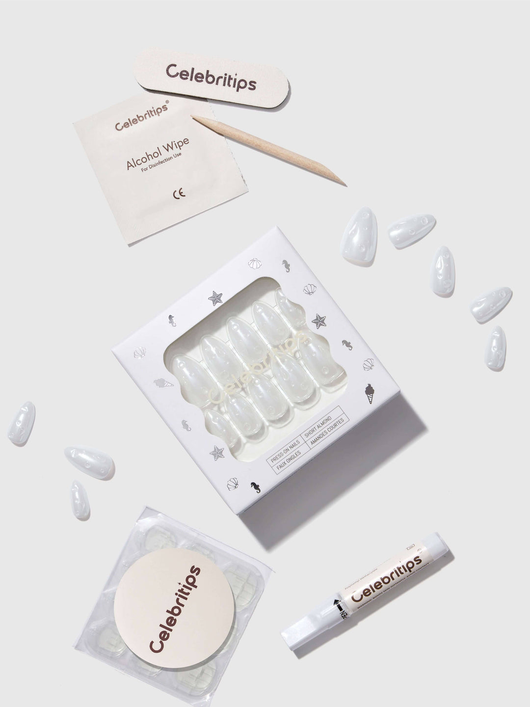 Glazing Drops Press-On Nails by Celebritips