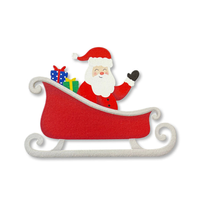 Santa in Sleigh Magnet by Roeda