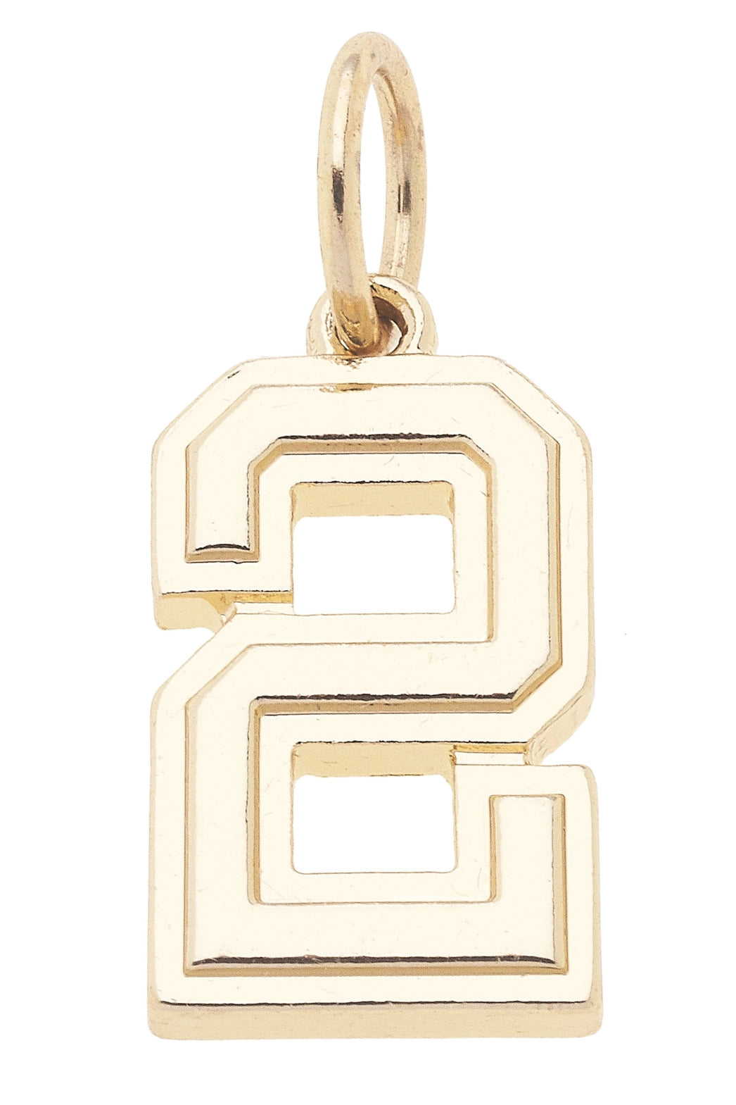 Number Charm in Shiny Gold By Canvas